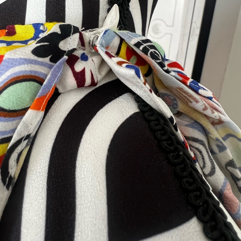 NWT STAUD Caya Tiered Flowy Retro Millefiori Multi Print Maxi Dress - Picture 11 of 16